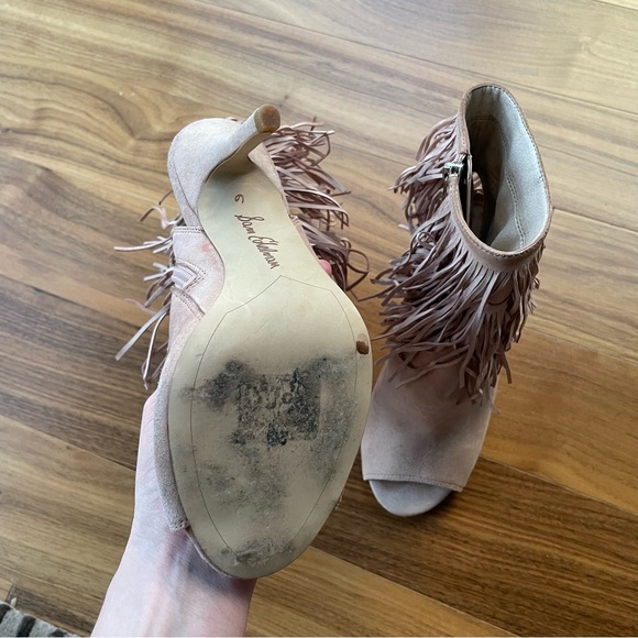 Fringed Stiletto Ankle Booties - Picture 6 of 8